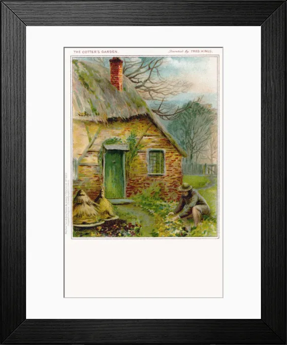 Framed Print : The Cotters Garden