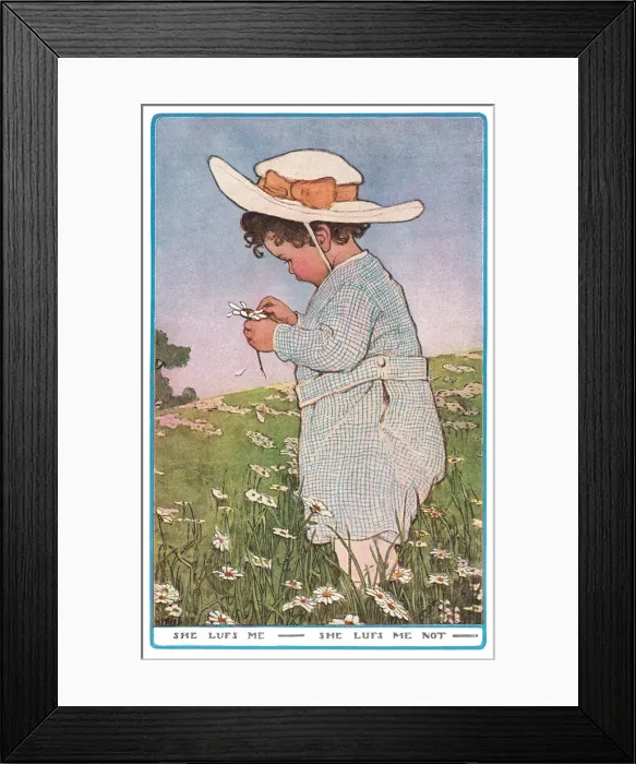 Framed Print : She Loves Me, She Loves Me Not Framed Print : She Loves Me, She Loves Me Not