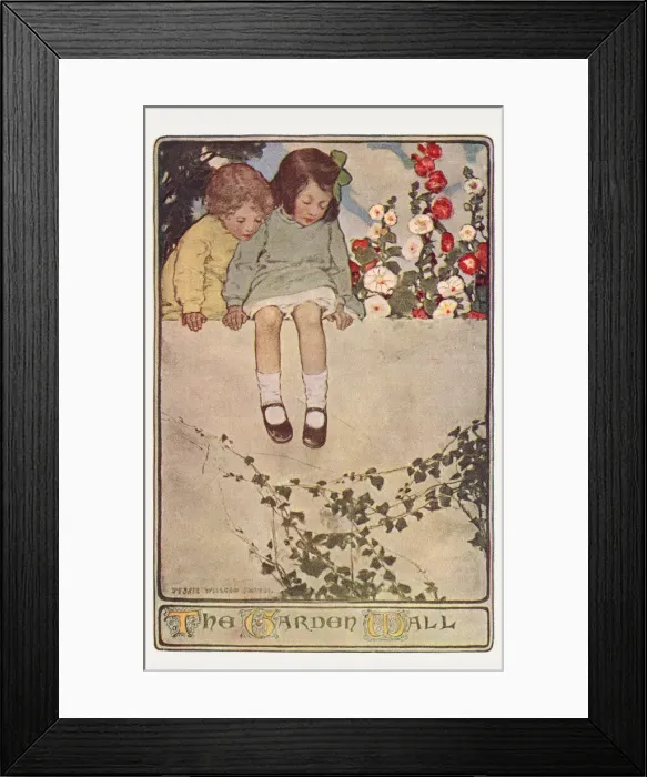 Framed Print : Child in a Garden Framed Print : Child in a Garden