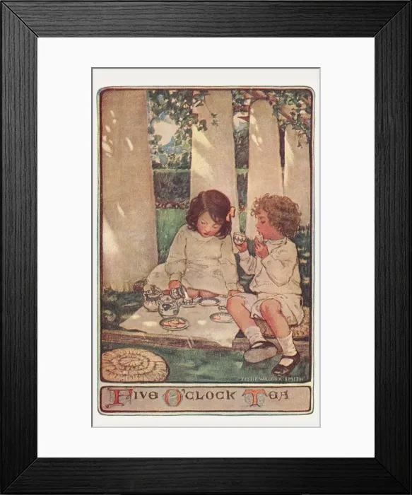 Framed Print : Child in a Garden Framed Print : Child in a Garden