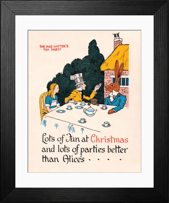 Framed Print : Mad Hatters Tea Party