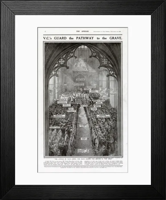 Framed Print : The Sphere Unknown Warrior Special Supplement (Page 8) Framed Print : The Sphere Unknown Warrior Special Supplement (Page 8)