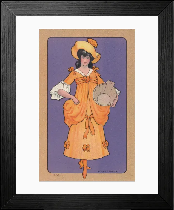 Framed Print : Elegant Milkmaid Framed Print : Elegant Milkmaid