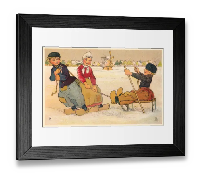 Framed Print : Dutch Children Framed Print : Dutch Children