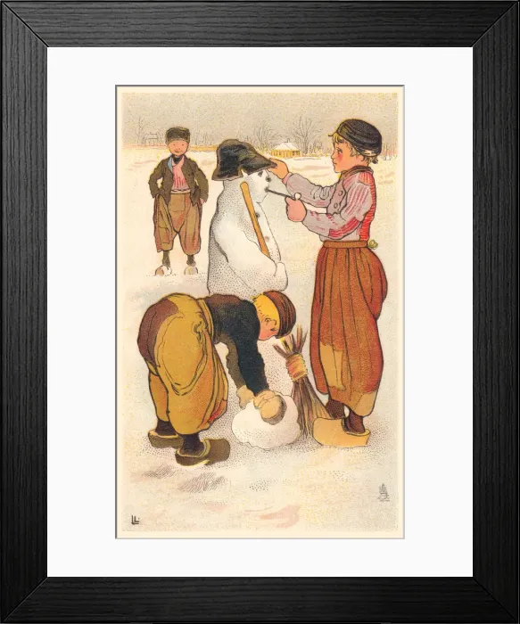 Framed Print : Dutch Children Framed Print : Dutch Children