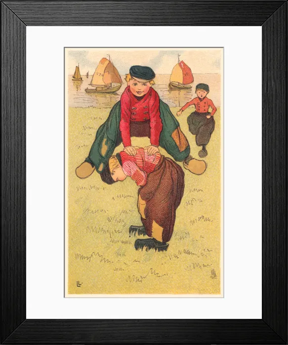 Framed Print : Dutch Children Framed Print : Dutch Children