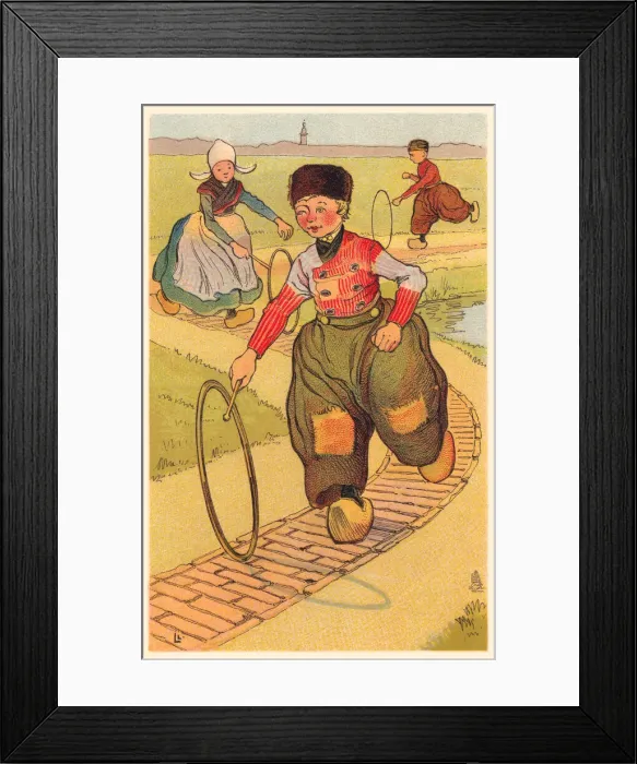 Framed Print : Dutch Children Framed Print : Dutch Children