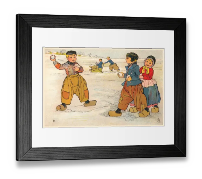 Framed Print : Dutch Children Framed Print : Dutch Children
