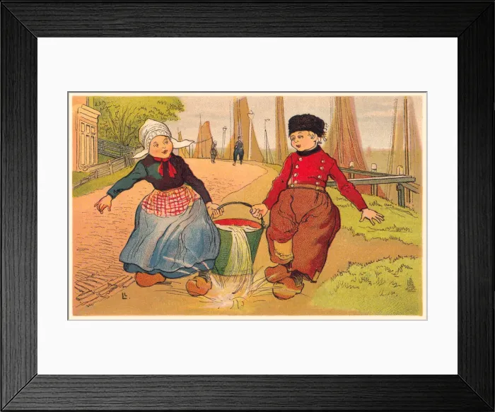 Framed Print : Dutch Children Framed Print : Dutch Children
