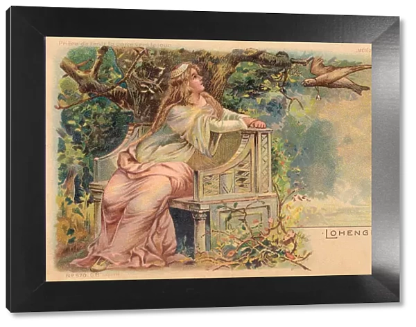 Lohengrin. A scene from Lohengrin depicting the Duchess of Brabant. Date: 1899