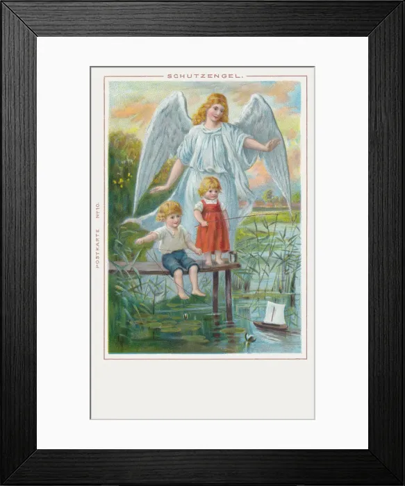 Framed Print : Schutzengel Framed Print : Schutzengel