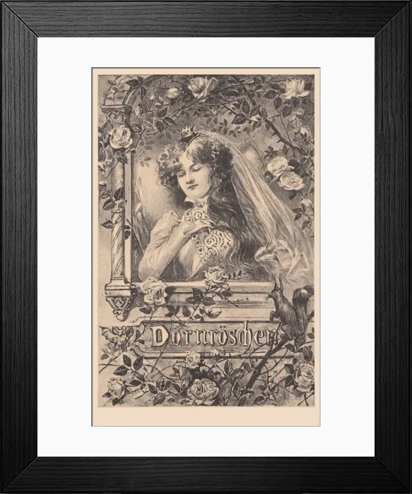 Framed Print : Dornroschen Framed Print : Dornroschen