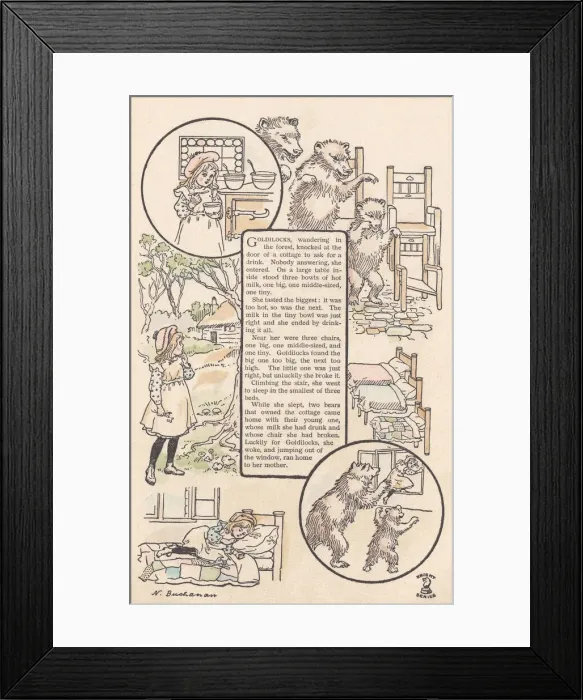 Framed Print : Goldilocks Framed Print : Goldilocks