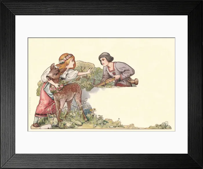 Framed Print : Little Brother and Little Sister Framed Print : Little Brother and Little Sister