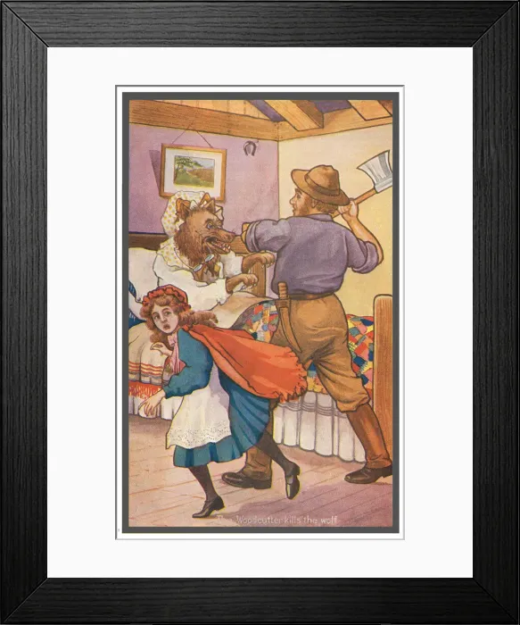 Framed Print : Red Riding Hood Framed Print : Red Riding Hood