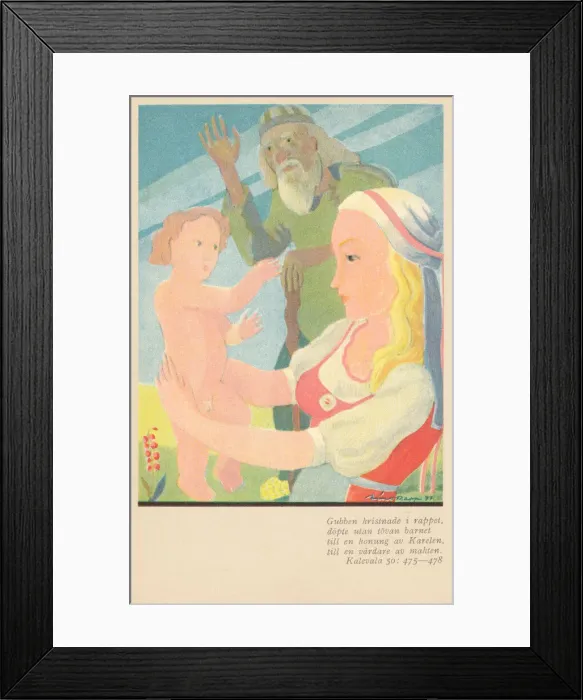 Framed Print : Kalevala. The Kalevala is a 19th-century work of epic poetry compiled by Elias Lonnrot Framed Print : Kalevala. The Kalevala is a 19th-century work of epic poetry compiled by Elias Lonnrot
