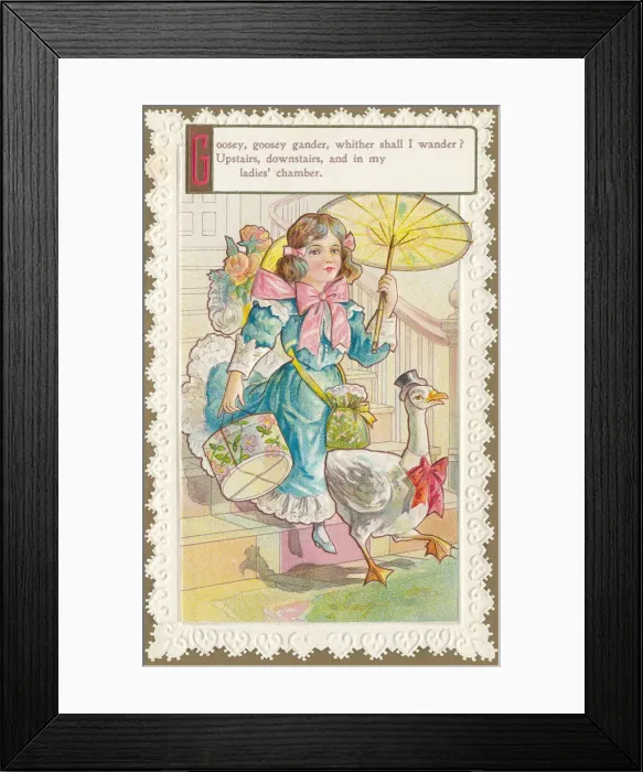 Framed Print : Goosey Gander Framed Print : Goosey Gander