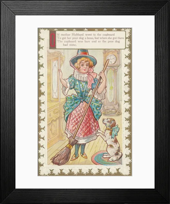 Framed Print : Old Mother Hubbard Framed Print : Old Mother Hubbard