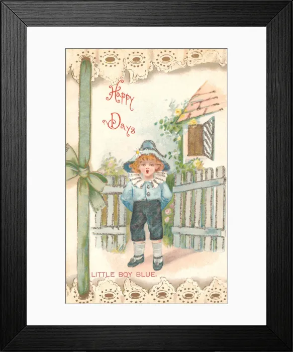 Framed Print : Little Boy Blue Framed Print : Little Boy Blue