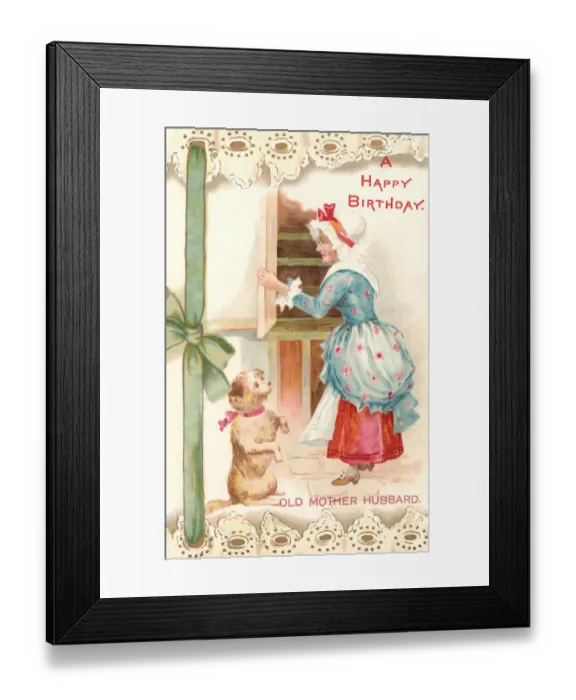 Framed Print : Mother Hubbard