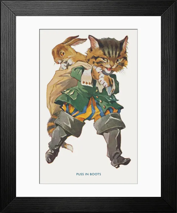 Framed Print : Puss in Boots Framed Print : Puss in Boots