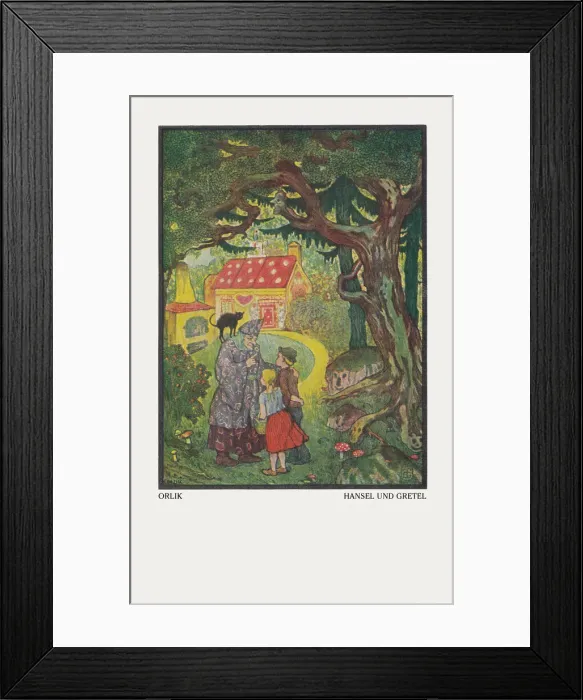 Framed Print : Hansel and Gretel Framed Print : Hansel and Gretel