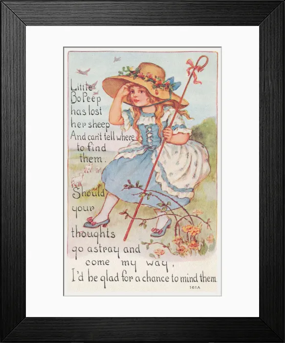 Framed Print : Little Bo-Peep Framed Print : Little Bo-Peep