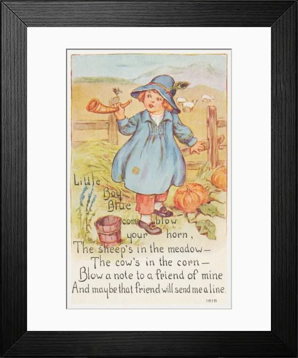 Framed Print : Little Boy Blue Framed Print : Little Boy Blue