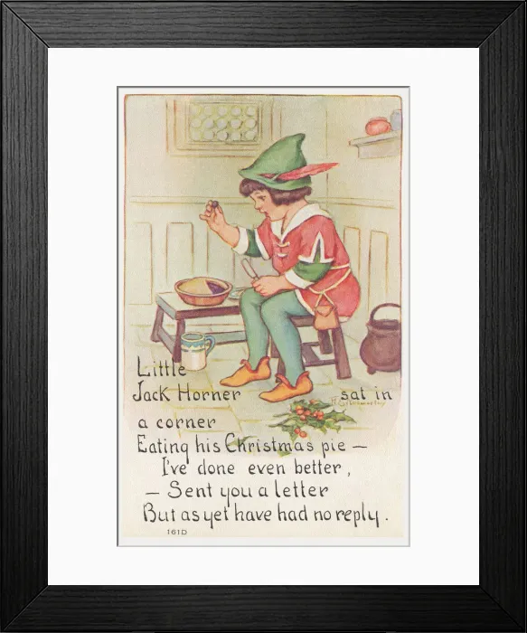 Framed Print : Little Jack Horner Framed Print : Little Jack Horner