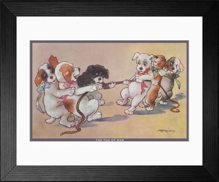 Framed Print : Tug of War Framed Print : Tug of War