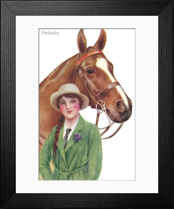 Framed Print : Harkaway. An artists rendering of the famous 19th century Irish racehorse Harkaway Framed Print : Harkaway. An artists rendering of the famous 19th century Irish racehorse Harkaway