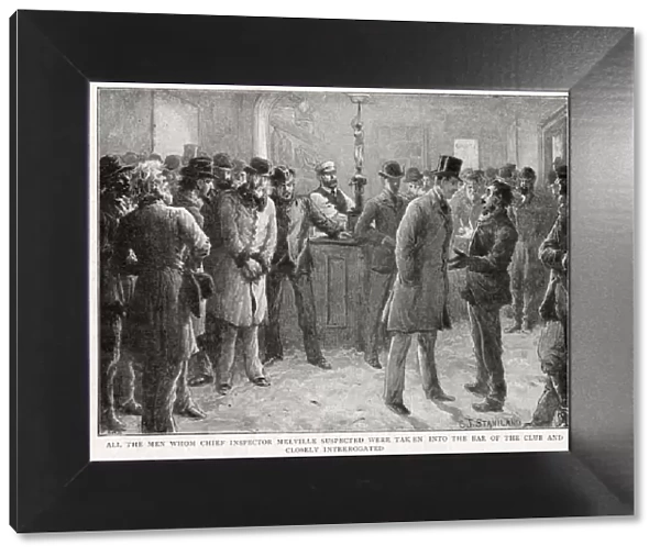 Men interrogated by Chief Inspector Melville