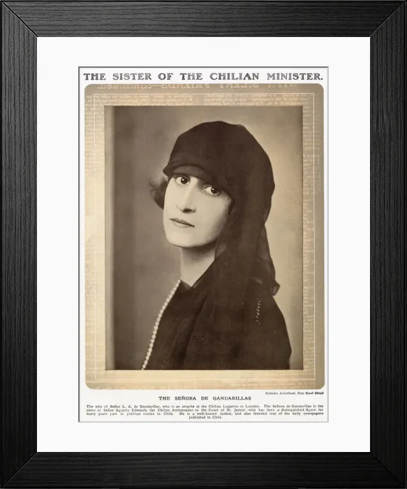 Framed Print : Juana de Gandarillas Framed Print : Juana de Gandarillas