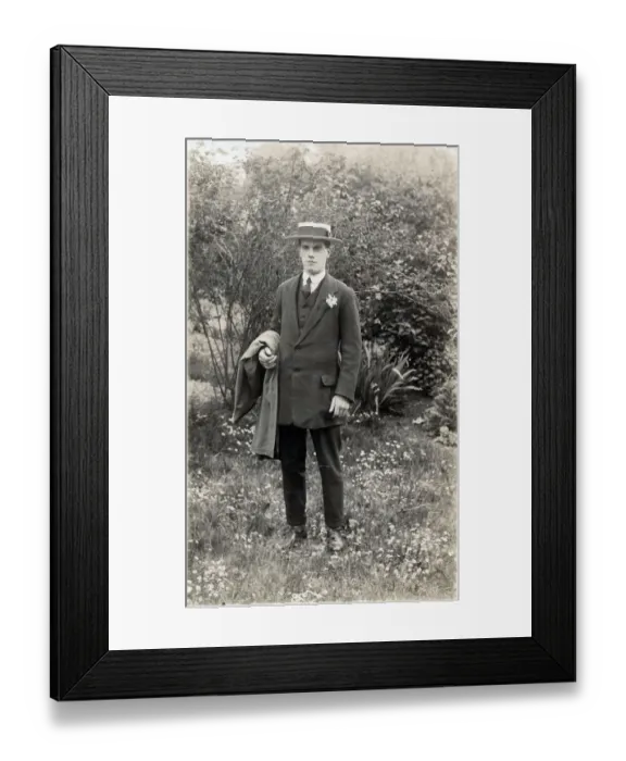 Framed Print : (insert) Date: circa 1920s Framed Print : (insert) Date: circa 1920s