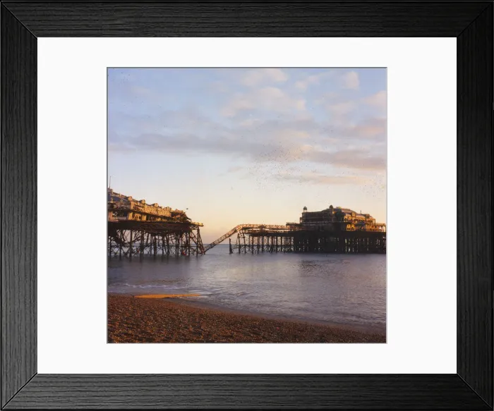 Framed Print : Brighton West Pier Framed Print : Brighton West Pier