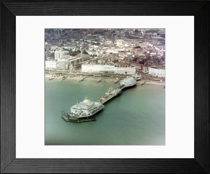 Framed Print : Eastbourne Pier - Aerial View Framed Print : Eastbourne Pier - Aerial View