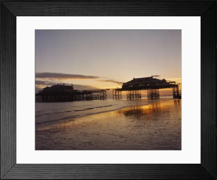 Framed Print : Brighton West Pier - Sunset Framed Print : Brighton West Pier - Sunset