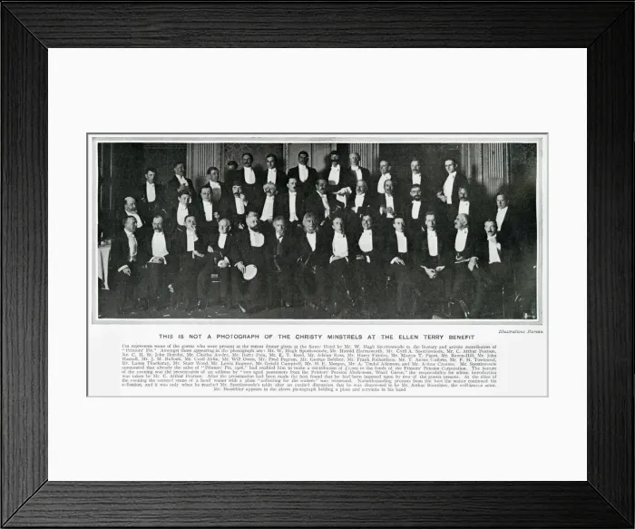 Framed Print : Literary and artistic contributors to the charitable magazine, Printers Pie Framed Print : Literary and artistic contributors to the charitable magazine, Printers Pie
