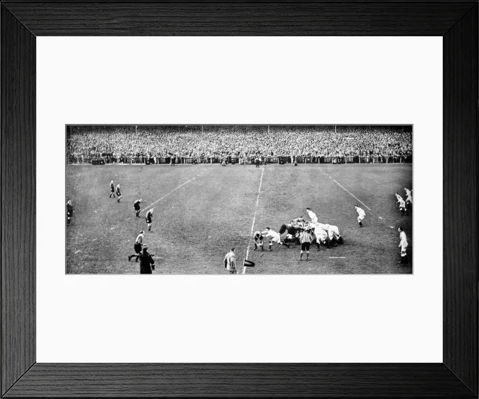 Framed Print : Cardiff Arms Park during rugby match between Wales and England to start the season Framed Print : Cardiff Arms Park during rugby match between Wales and England to start the season