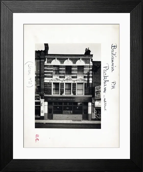 Framed Print : Photograph of Britannia PH, Peckham, London Framed Print : Photograph of Britannia PH, Peckham, London