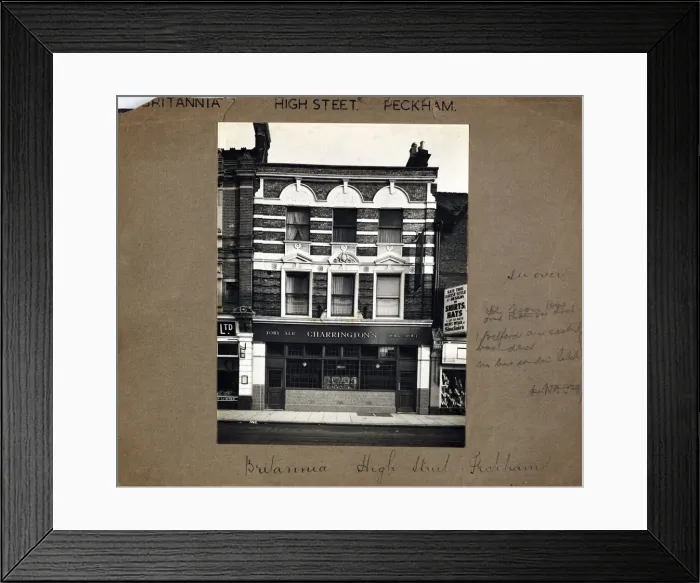 Framed Print : Photograph of Britannia PH, Peckham, London Framed Print : Photograph of Britannia PH, Peckham, London