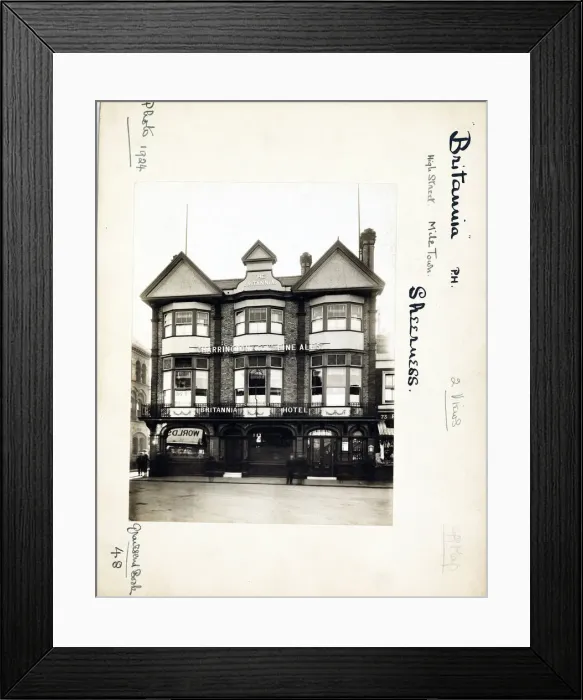 Framed Print : Photograph of Britannia PH, Sheerness, Kent Framed Print : Photograph of Britannia PH, Sheerness, Kent