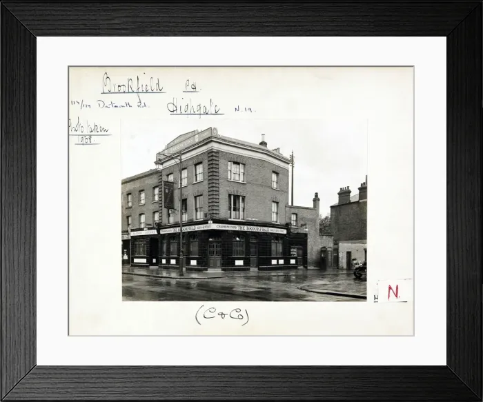Framed Print : Photograph of Brookfield PH, Highgate, London Framed Print : Photograph of Brookfield PH, Highgate, London