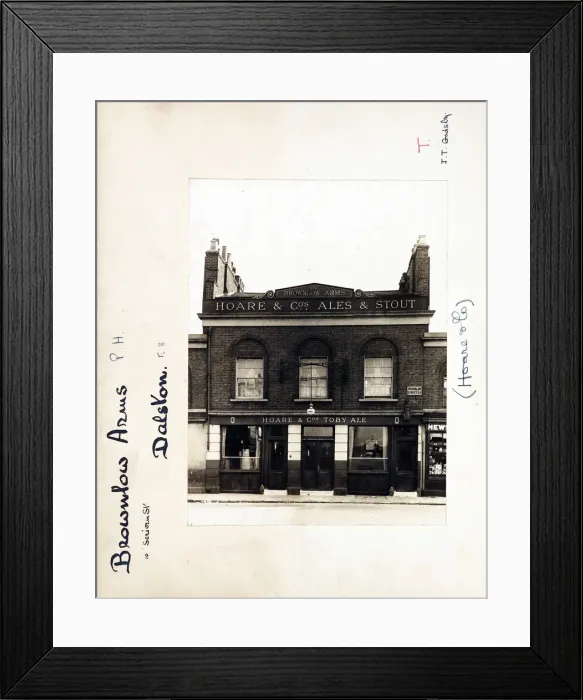 Framed Print : Photograph of Brownlow Arms, Dalston, London Framed Print : Photograph of Brownlow Arms, Dalston, London