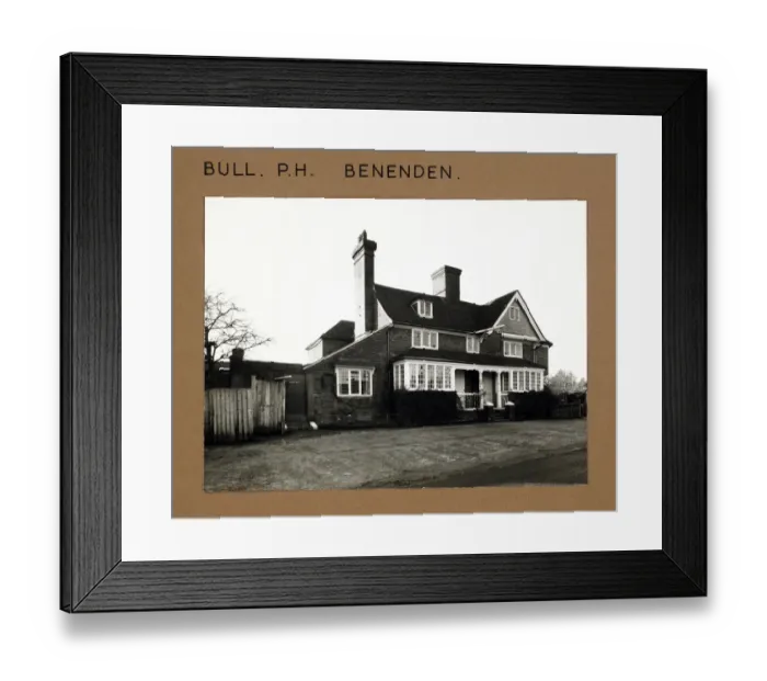 Framed Print : Photograph of Bull PH, Benenden, Kent Framed Print : Photograph of Bull PH, Benenden, Kent