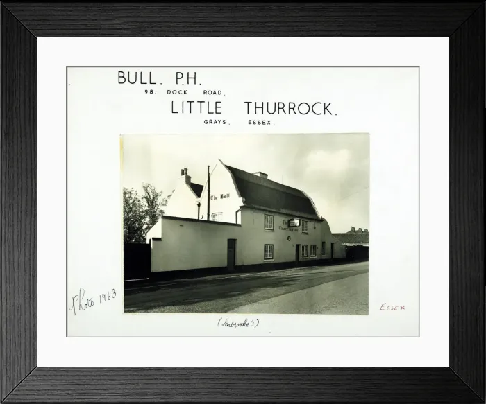 Framed Print : Photograph of Bull PH, Little Thurrock, Essex Framed Print : Photograph of Bull PH, Little Thurrock, Essex