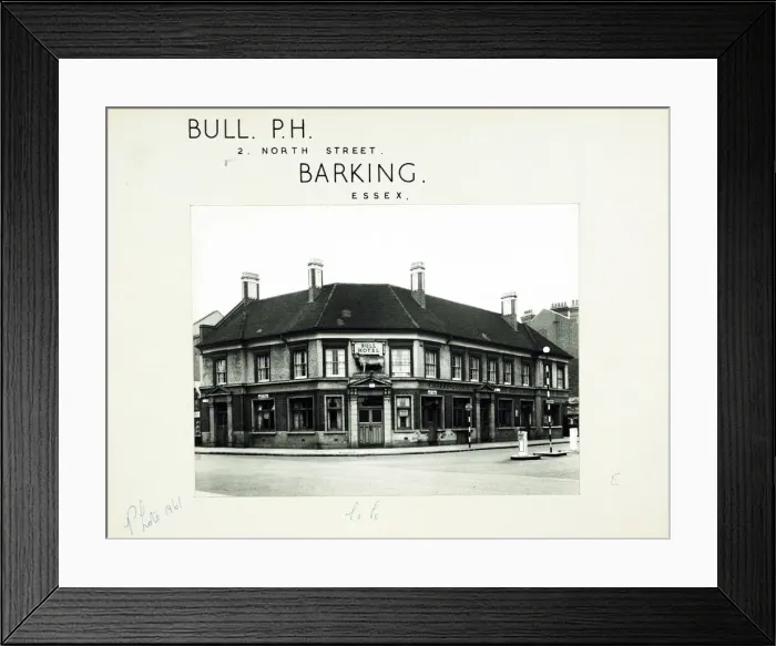 Framed Print : Photograph of Bull Hotel, Barking, Essex Framed Print : Photograph of Bull Hotel, Barking, Essex