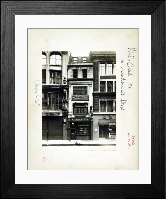 Framed Print : Photograph of Bulls Head PH, City, London Framed Print : Photograph of Bulls Head PH, City, London
