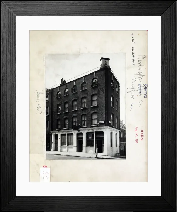 Framed Print : Photograph of Burlington Arms, Mayfair, London Framed Print : Photograph of Burlington Arms, Mayfair, London
