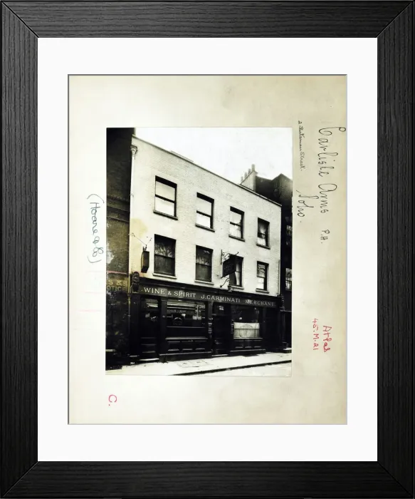Framed Print : Photograph of Carlisle Arms, Soho, London Framed Print : Photograph of Carlisle Arms, Soho, London